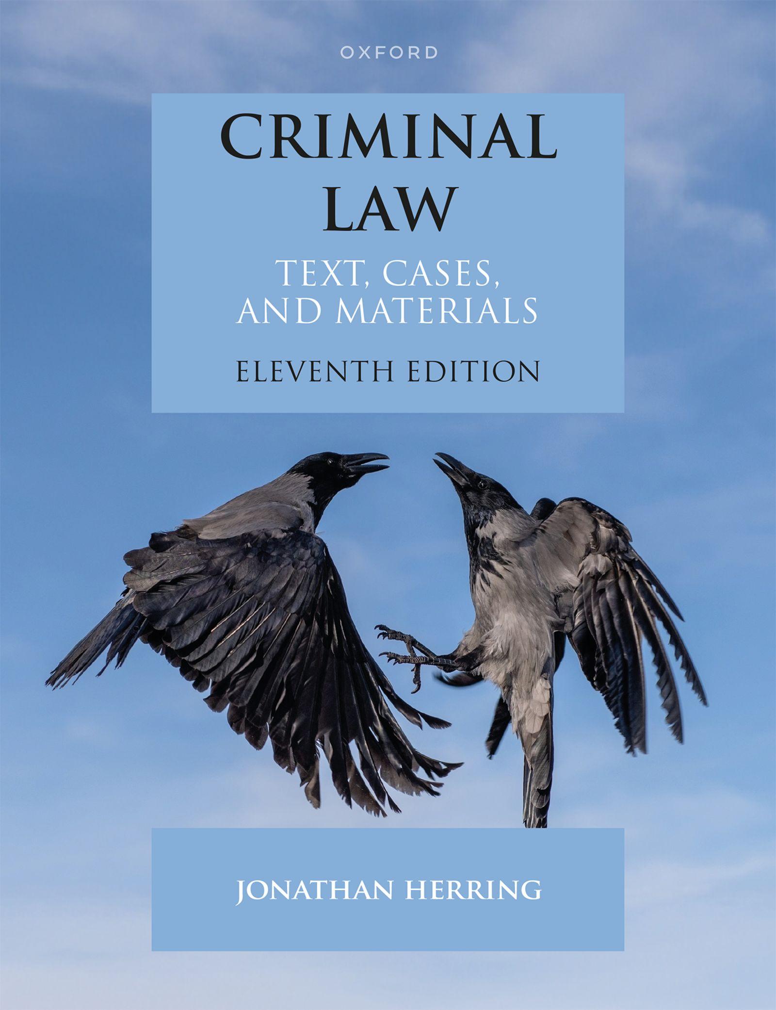 Vorderes Coverbild Criminal Law