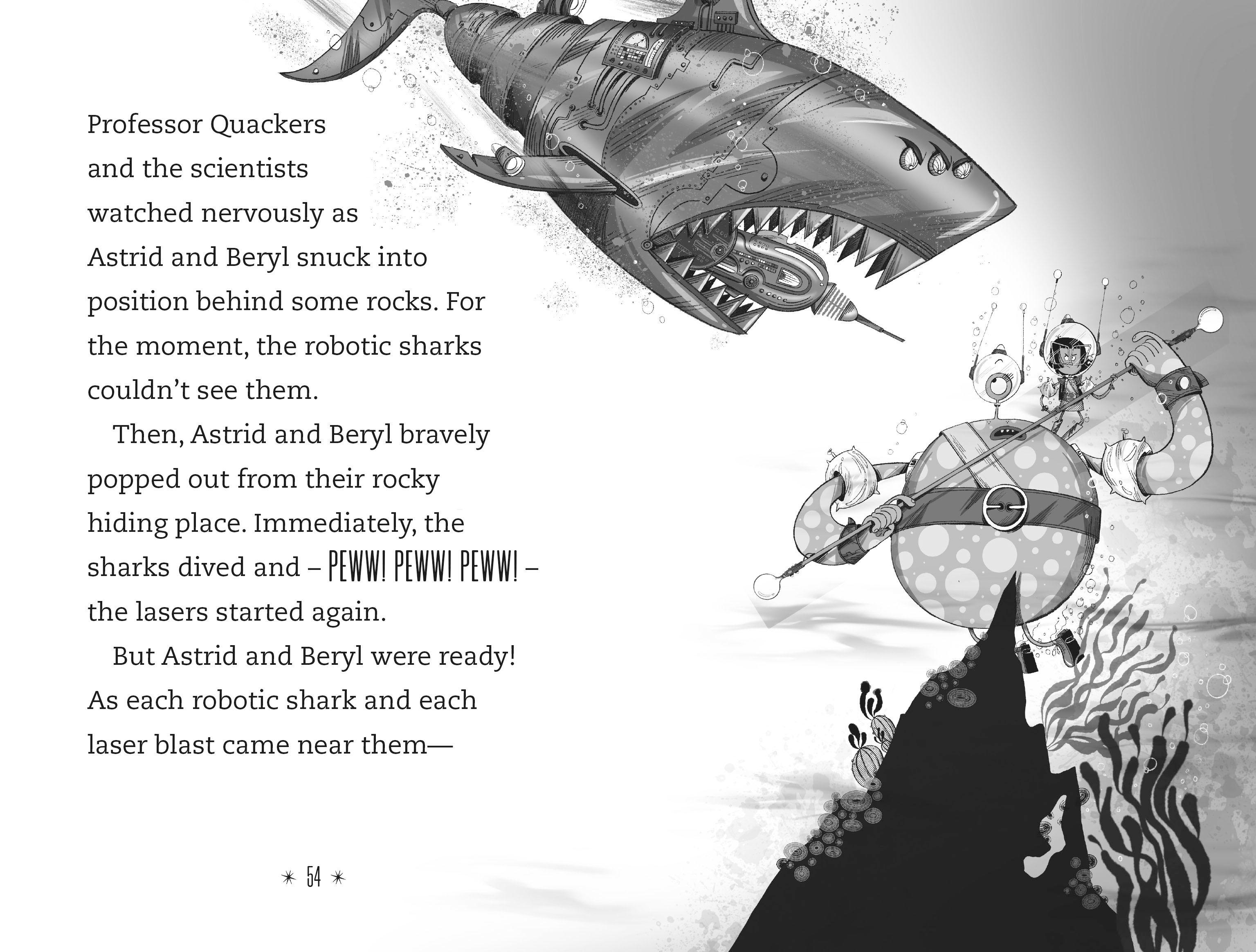 Beispielinhalt (Bild) Astrid and the Space Cadets: Danger at the Black Lagoon!