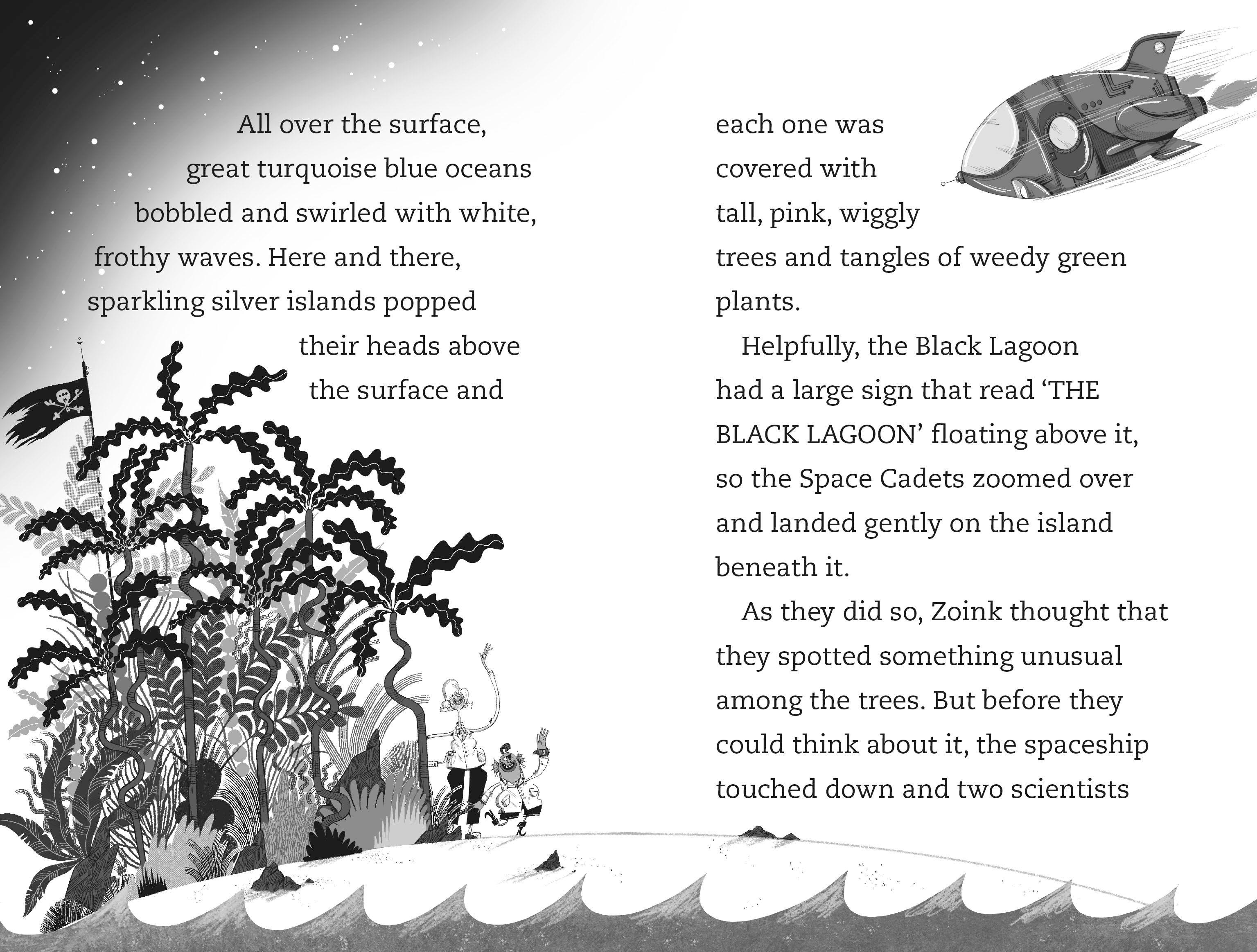 Beispielinhalt (Bild) Astrid and the Space Cadets: Danger at the Black Lagoon!