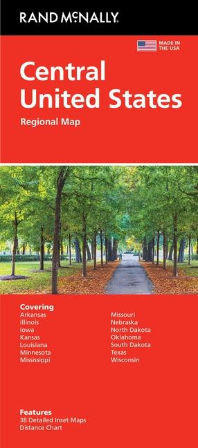 Vorderes Coverbild Rand McNally Easy to Read: Central United States Folded Map