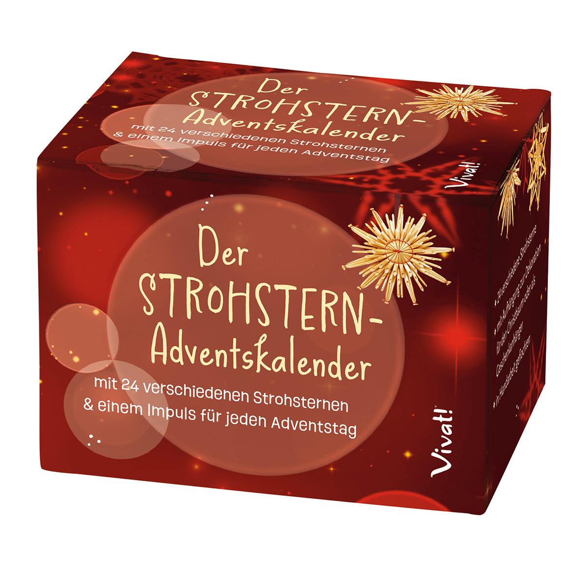 Vorderes Coverbild Der Strohsterne-Adventskalender
