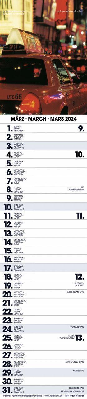 Beispielinhalt (Bild) New York Planer 2025