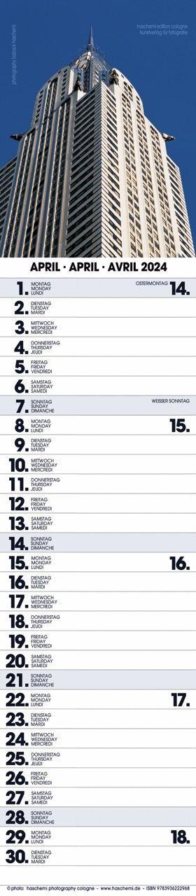 Beispielinhalt (Bild) New York Planer 2025