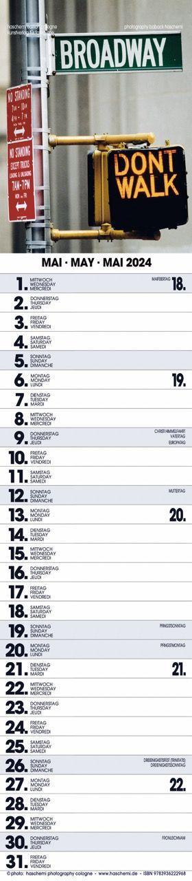 Beispielinhalt (Bild) New York Planer 2025