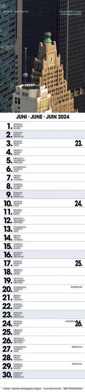 Beispielinhalt (Bild) New York Planer 2025