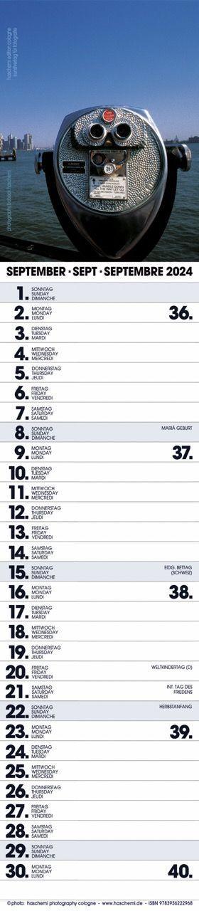 Beispielinhalt (Bild) New York Planer 2025