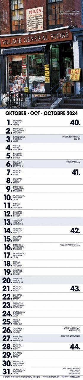 Beispielinhalt (Bild) New York Planer 2025