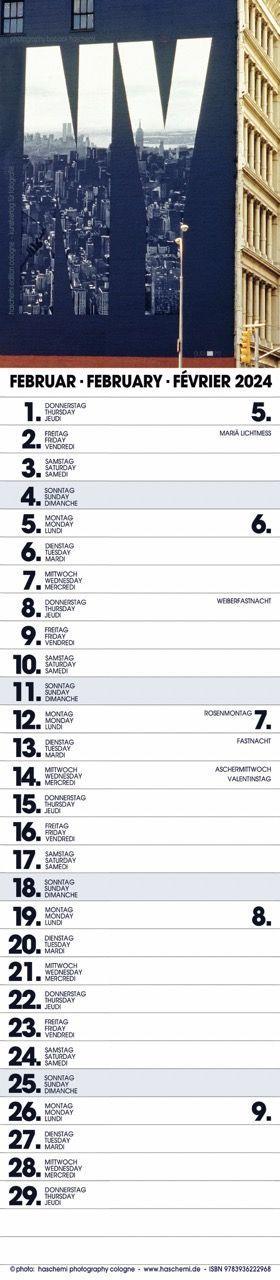 Beispielinhalt (Bild) New York Planer 2025