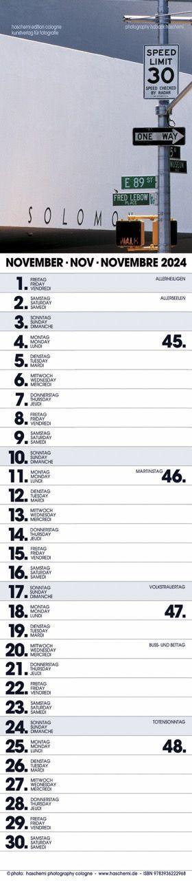 Beispielinhalt (Bild) New York Planer 2025