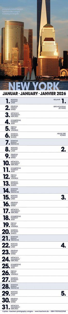 Vorderes Coverbild New York Planer 2025
