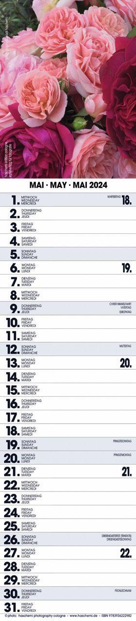 Beispielinhalt (Bild) Rosen Planer 2025