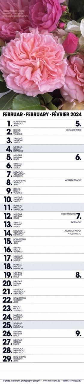 Beispielinhalt (Bild) Rosen Planer 2025