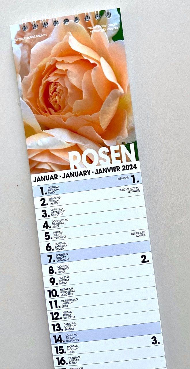 Beispielinhalt (Bild) Rosen Planer 2025