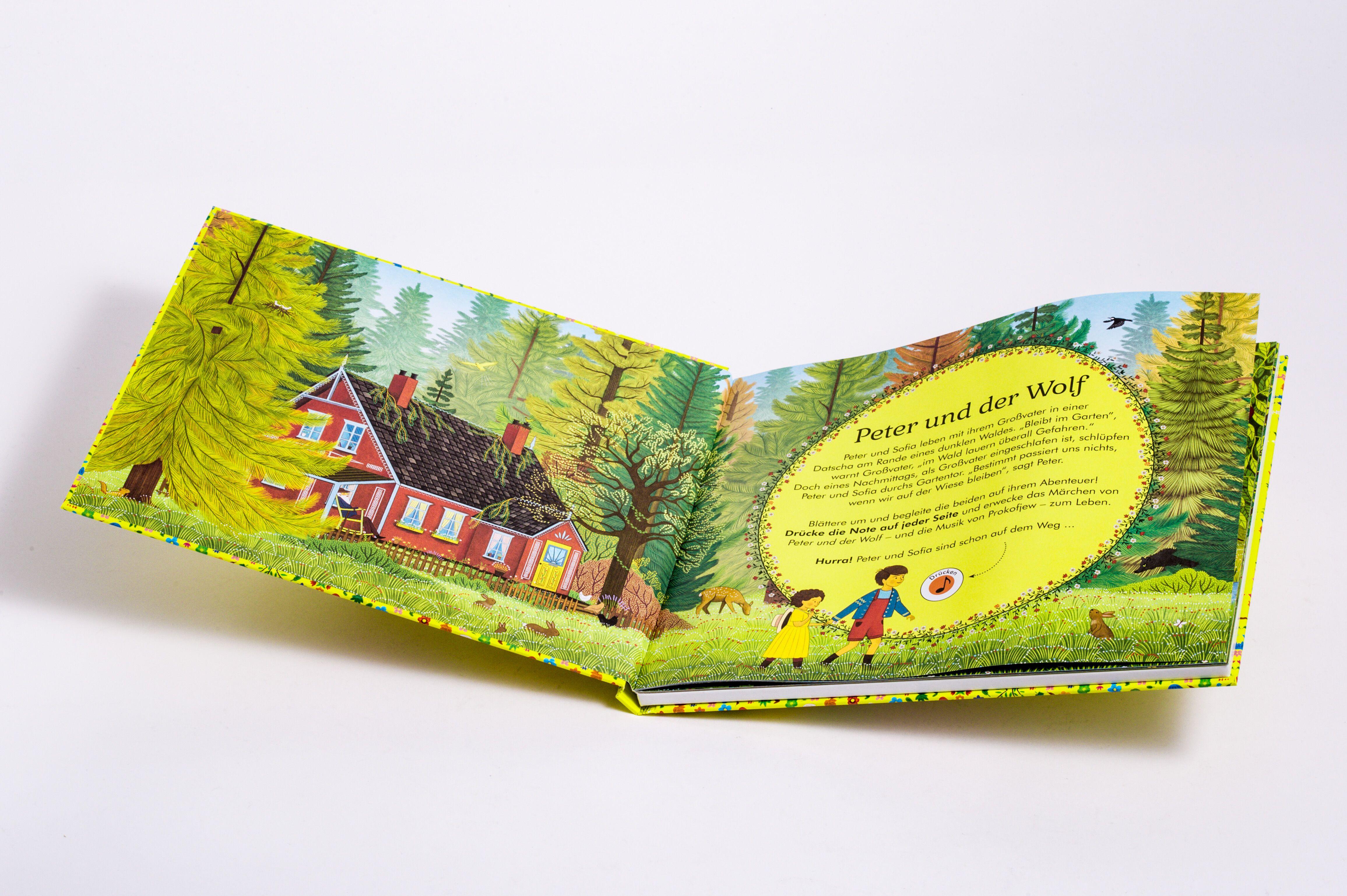 Beispielinhalt (Bild) Sergei Prokofjew. Peter und der Wolf