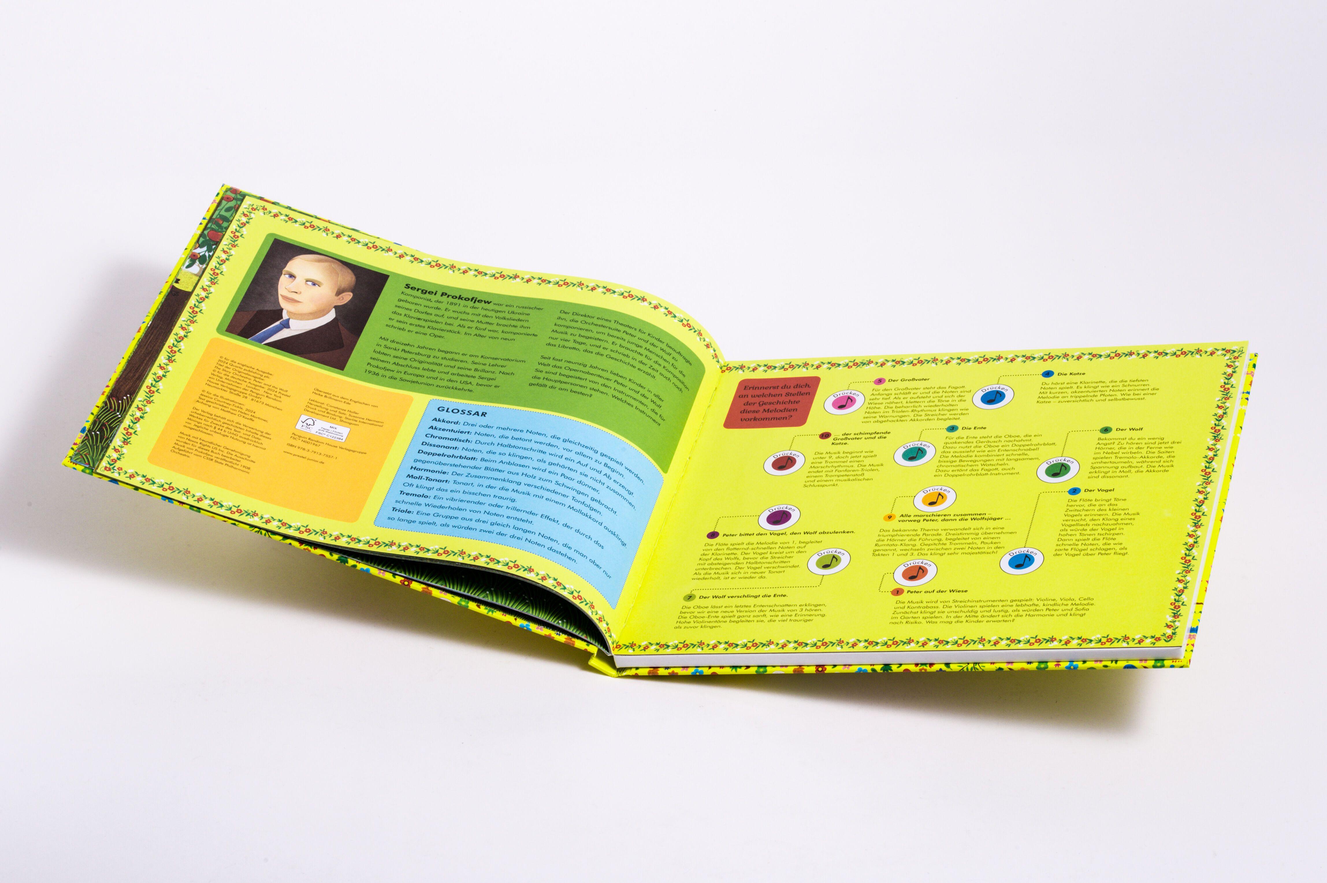 Beispielinhalt (Bild) Sergei Prokofjew. Peter und der Wolf
