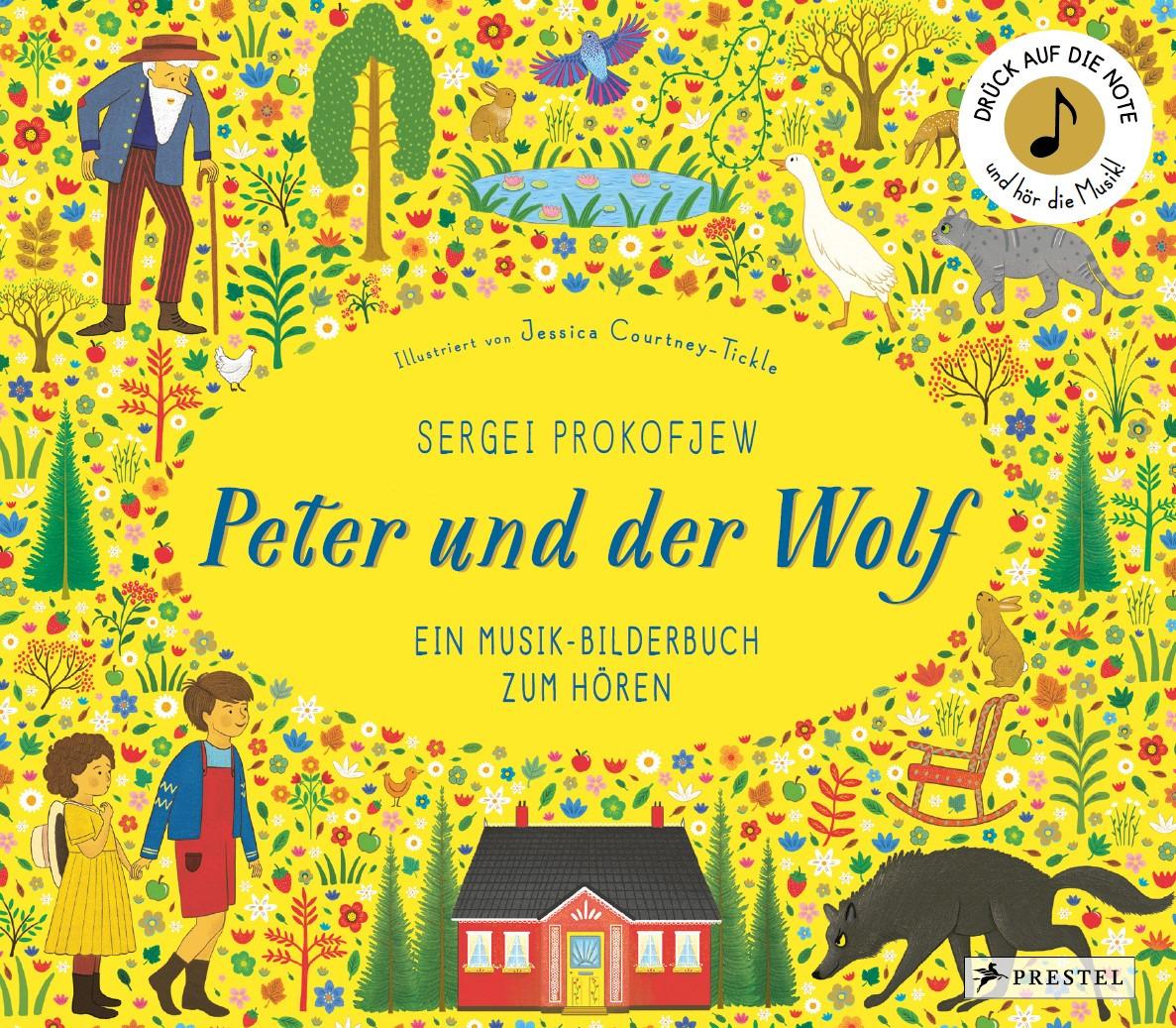 Vorderes Coverbild Sergei Prokofjew. Peter und der Wolf