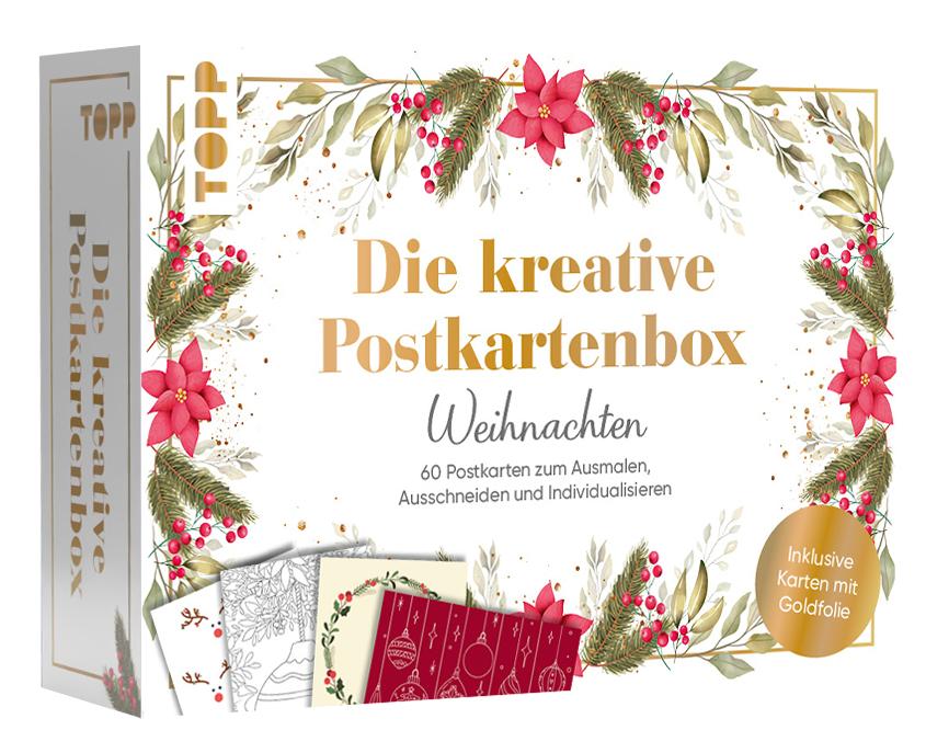 Vorderes Coverbild Die kreative Postkartenbox: Weihnachten