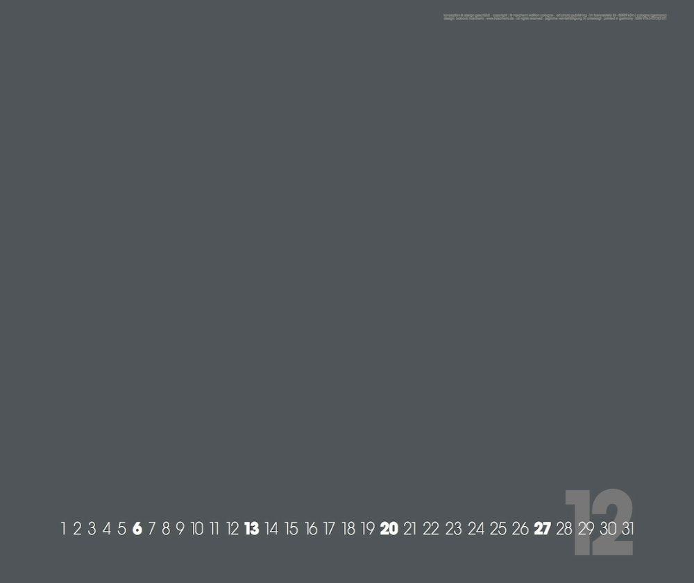 Beispielinhalt (Bild) Grey ? Grau 2025 ? Blanko Gross XL Format