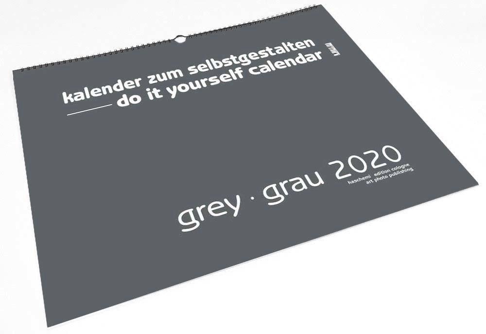 Beispielinhalt (Bild) Grey ? Grau 2025 ? Blanko Gross XL Format