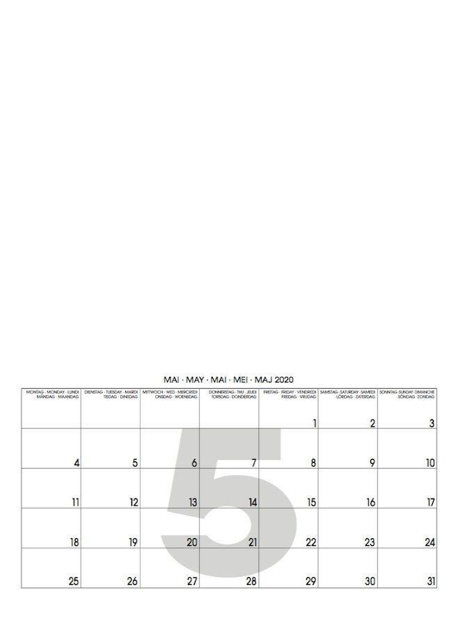 Beispielinhalt (Bild) Mid White 2025 ? Blanko Mid Format