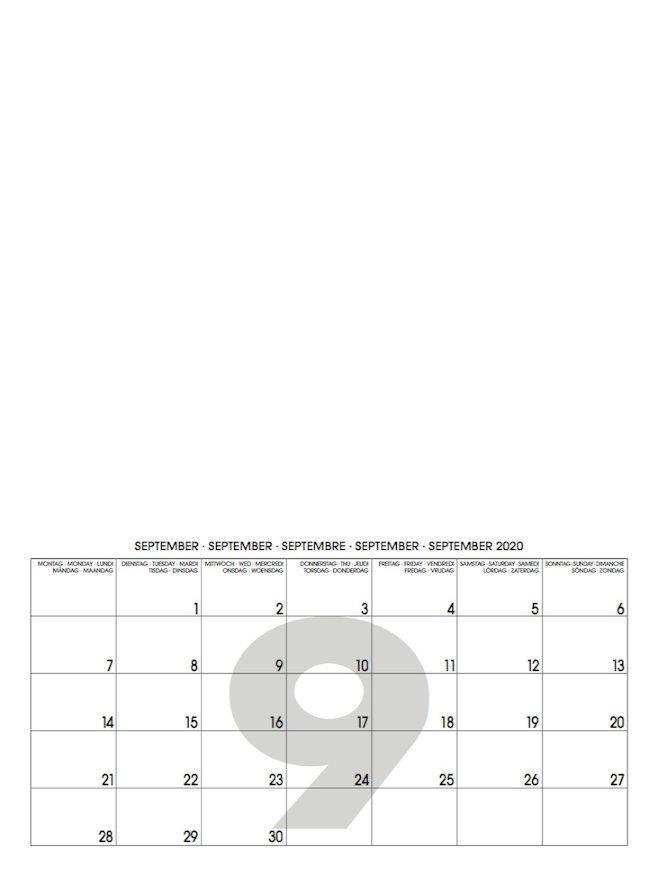 Beispielinhalt (Bild) Mid White 2025 ? Blanko Mid Format