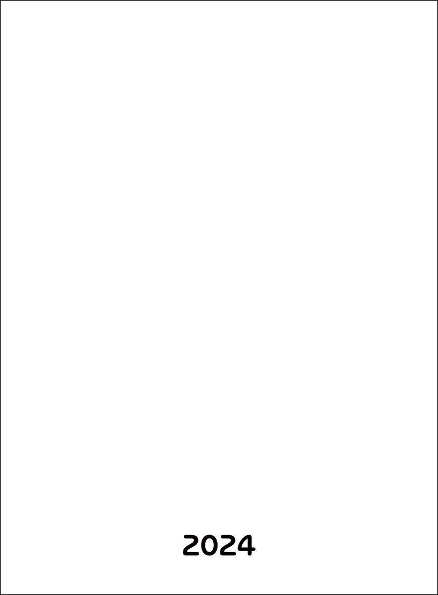 Beispielinhalt (Bild) Mini White 2025 ? Blanko Mini A4 Format