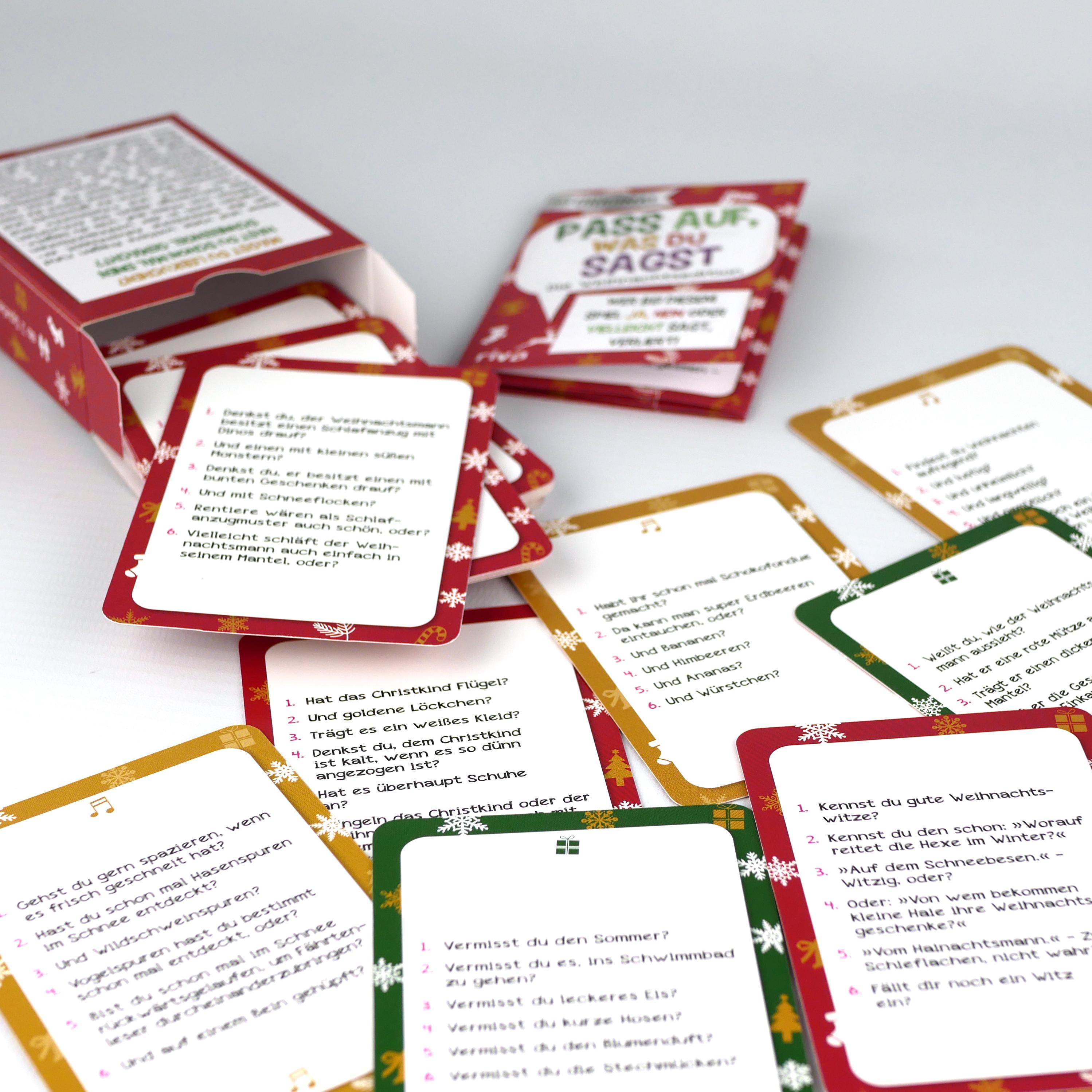 Beispielinhalt (Bild) Pass auf, was du sagst - Die Weihnachtsedition