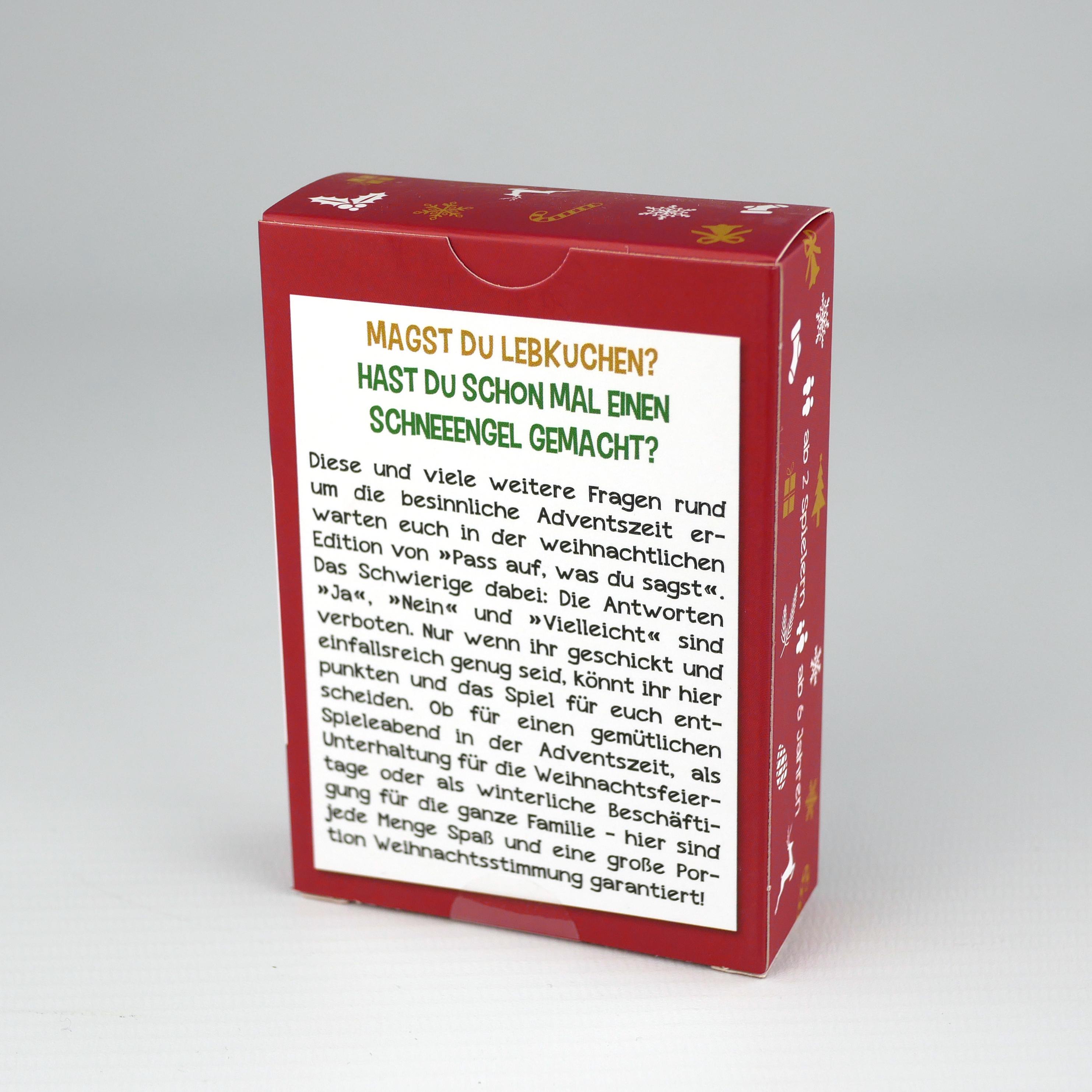 Beispielinhalt (Bild) Pass auf, was du sagst - Die Weihnachtsedition