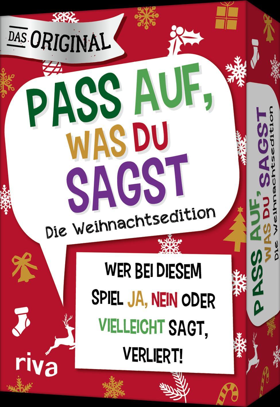 Vorderes Coverbild Pass auf, was du sagst - Die Weihnachtsedition