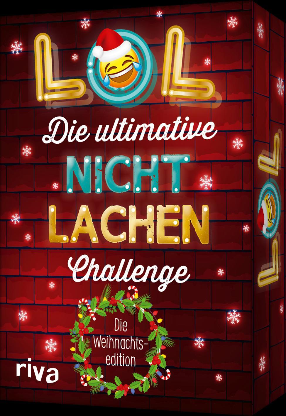 Vorderes Coverbild LOL - Die ultimative Nicht-lachen-Challenge - Die Weihnachtsedition