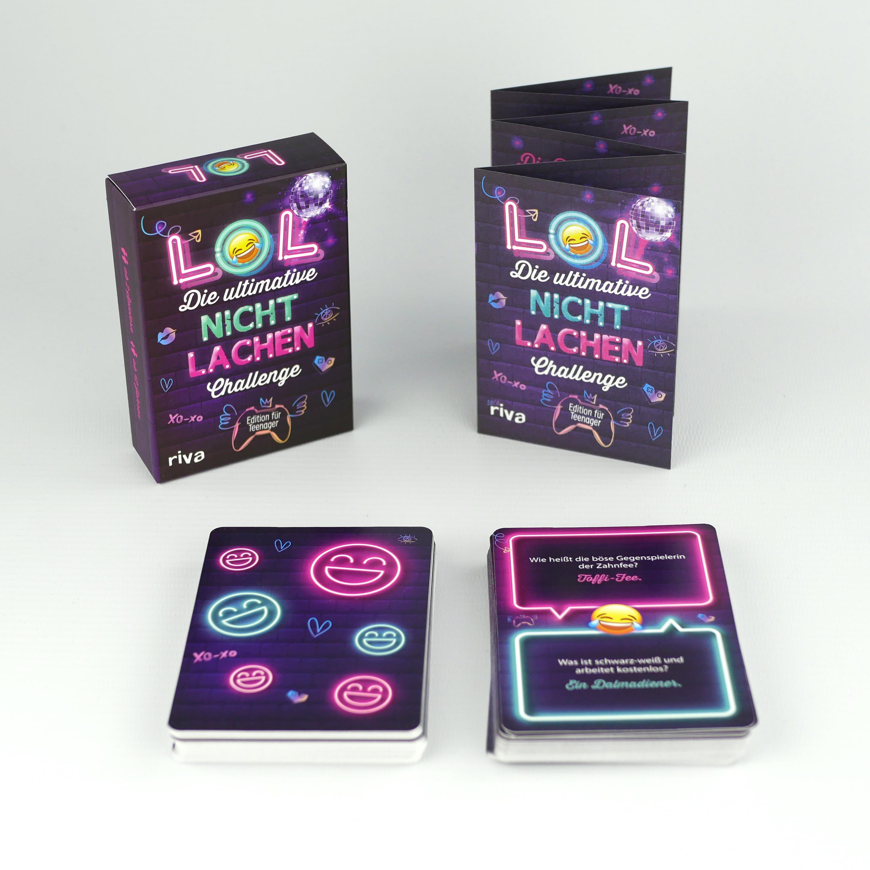 Beispielinhalt (Bild) LOL - Die ultimative Nicht-lachen-Challenge - Edition für Teenager