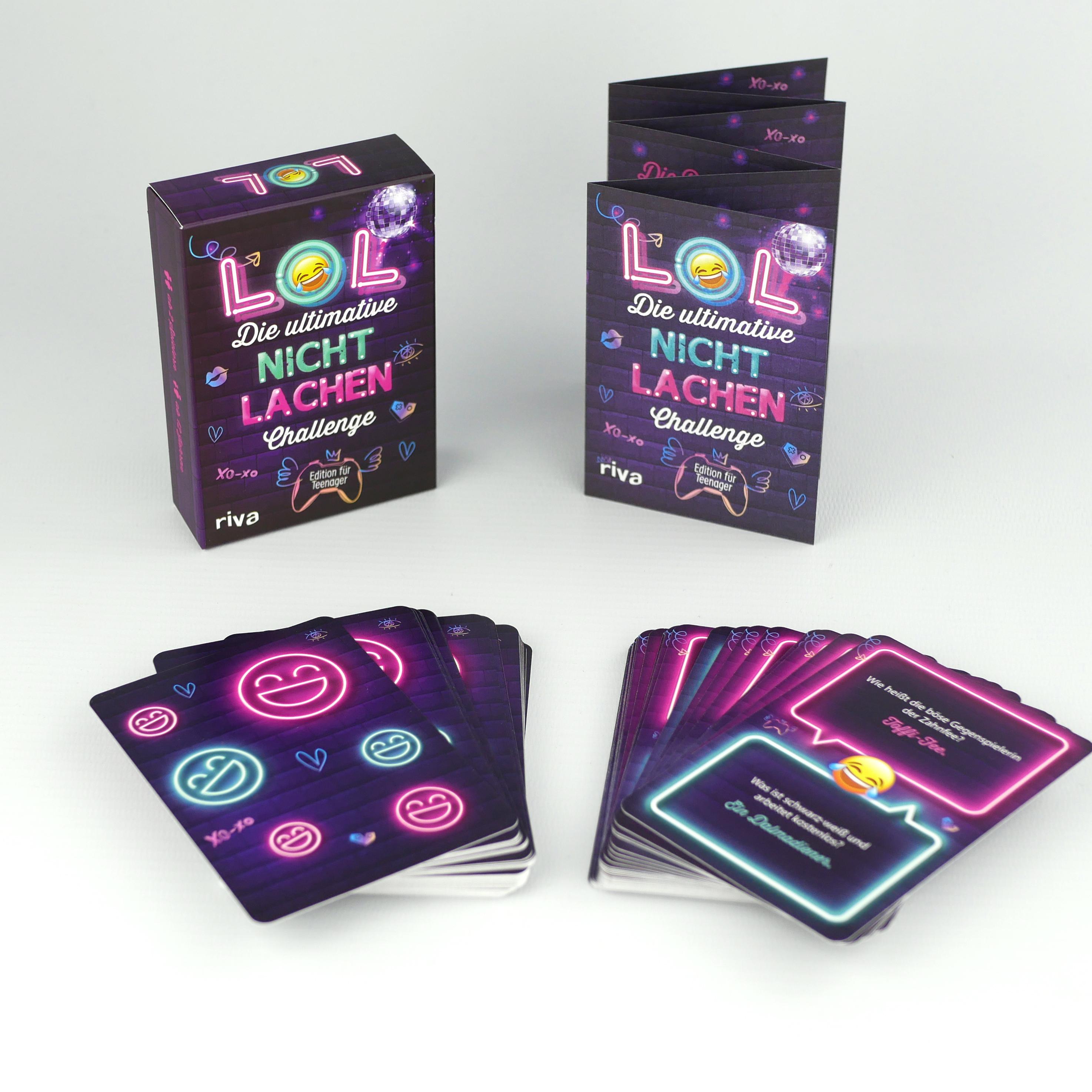 Beispielinhalt (Bild) LOL - Die ultimative Nicht-lachen-Challenge - Edition für Teenager
