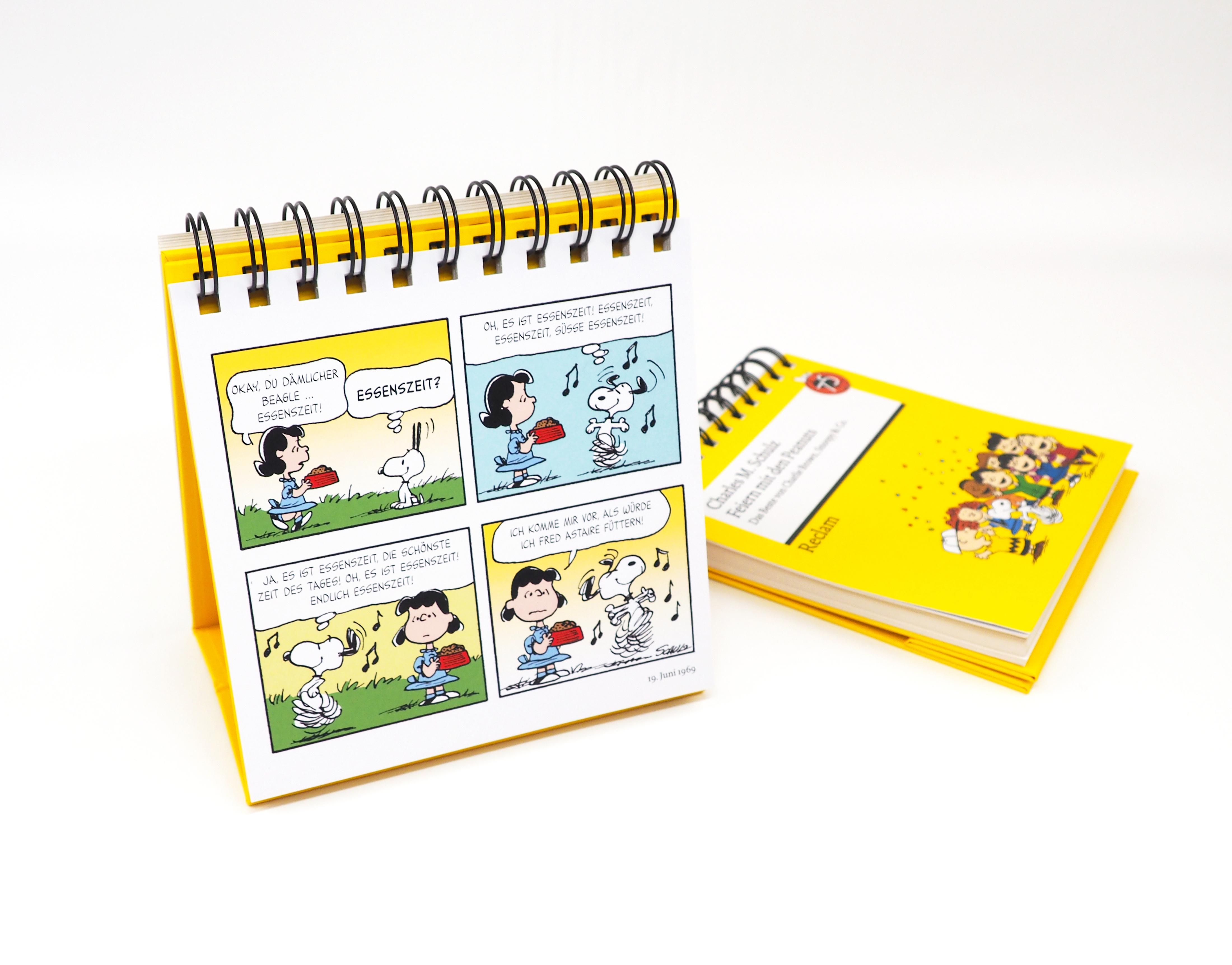 Beispielinhalt (Bild) Feiern mit den Peanuts. Das Beste von Charlie Brown, Snoopy & Co.