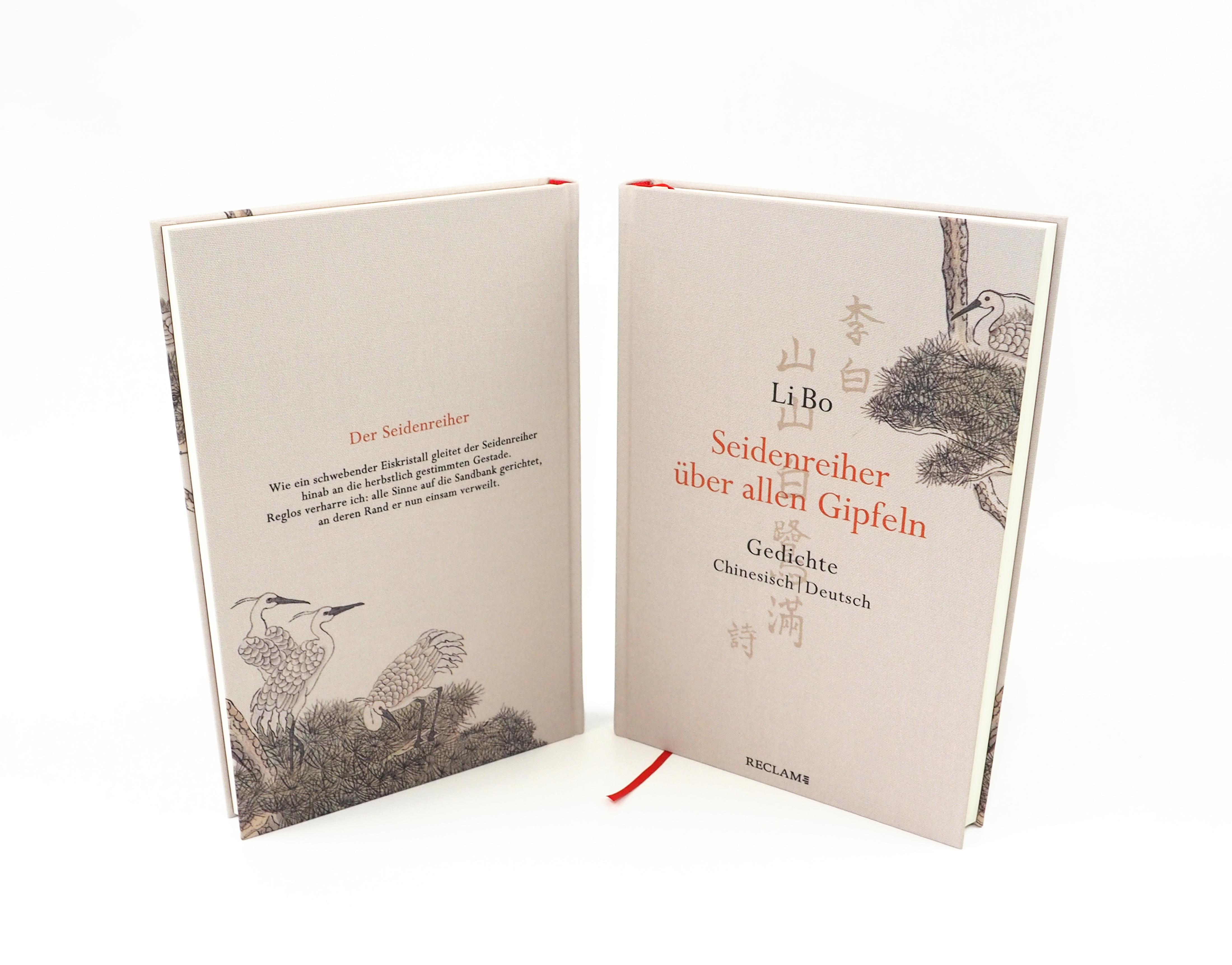 Beispielinhalt (Bild) Seidenreiher über allen Gipfeln