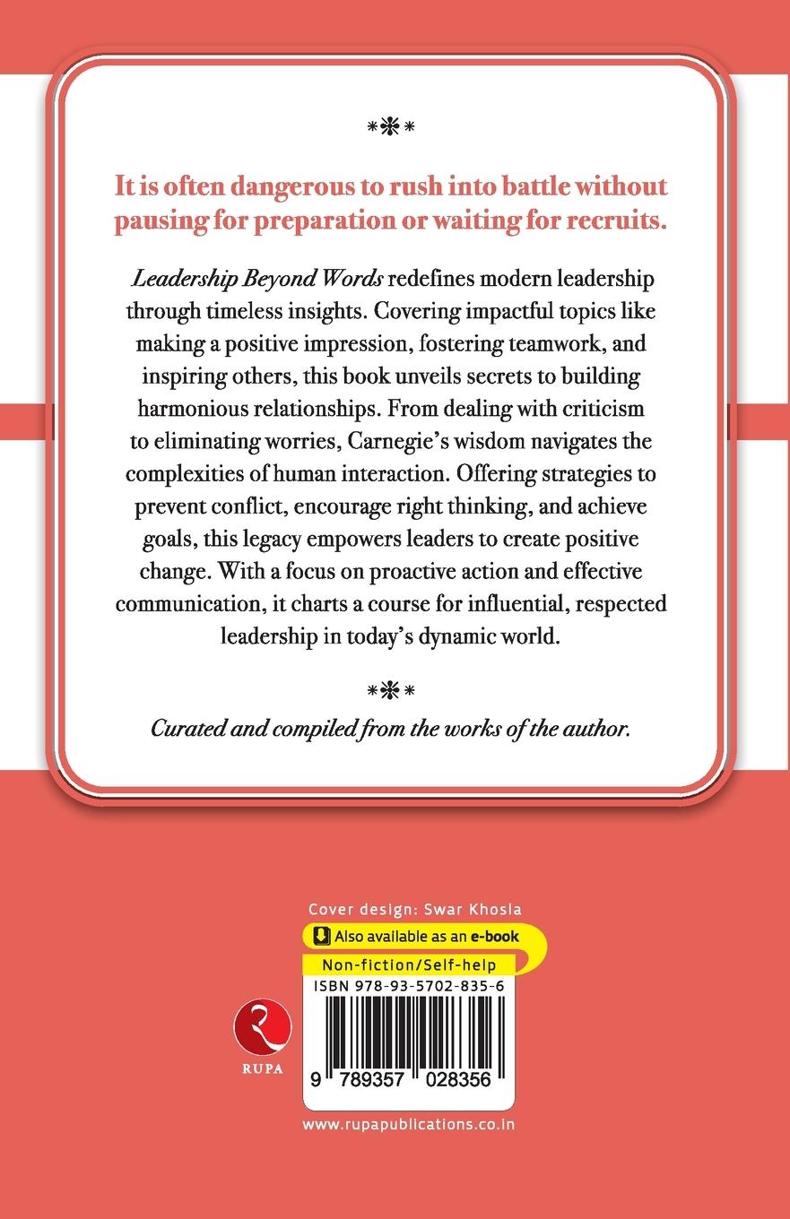 Rückseitencover Leadership Beyond Words