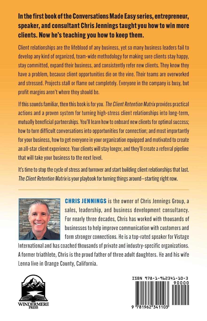 Rückseitencover The Client Retention Matrix