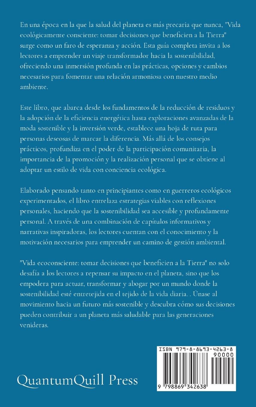 Rückseitencover Vida eco-consciente
