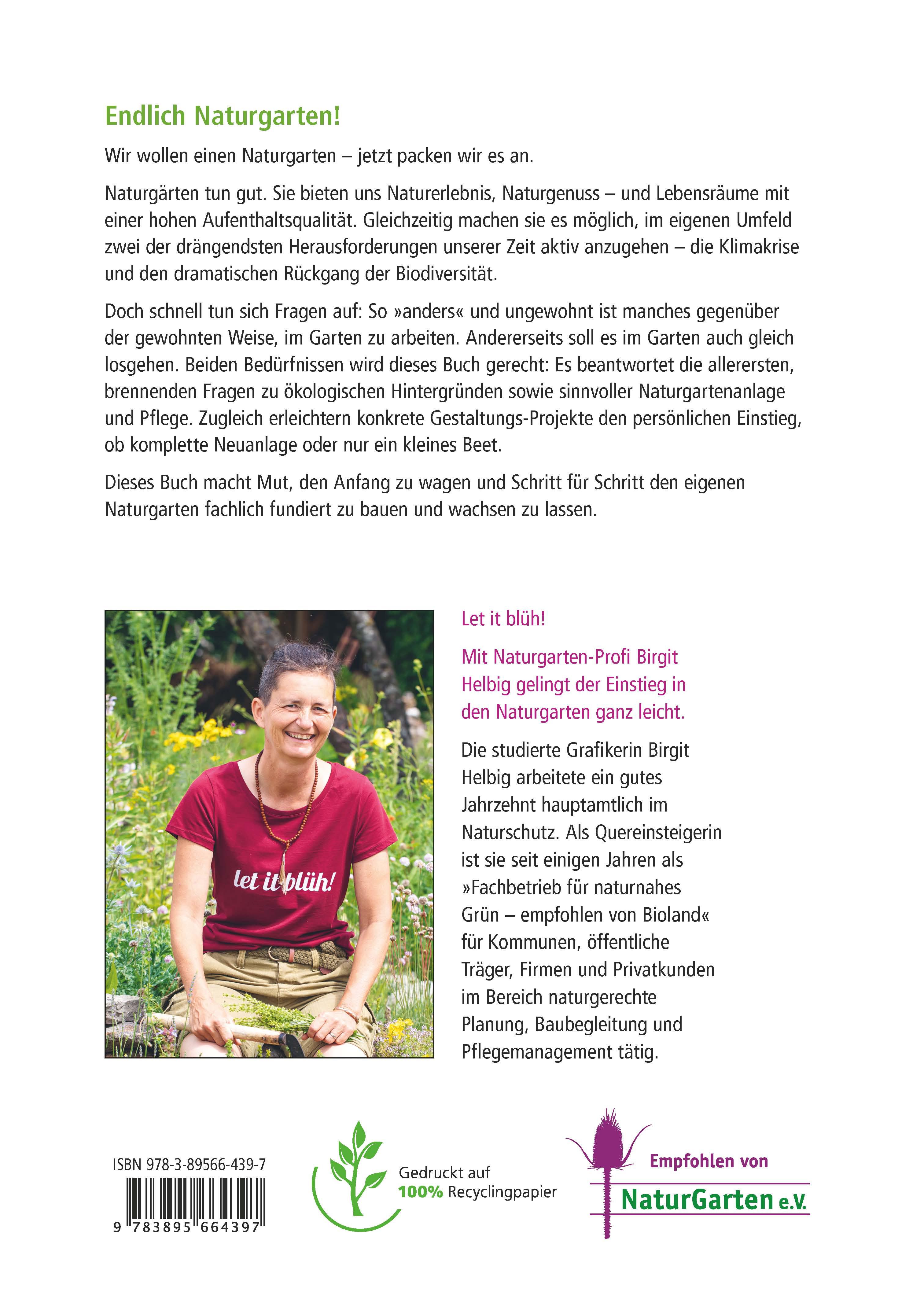 Rückseitencover Mein Garten wird ein Naturgarten