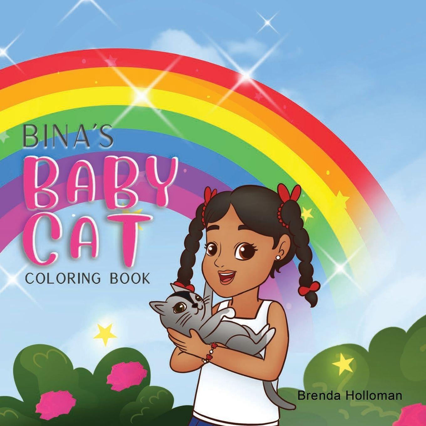 Vorderes Coverbild Bina's Baby Cat Coloring Book