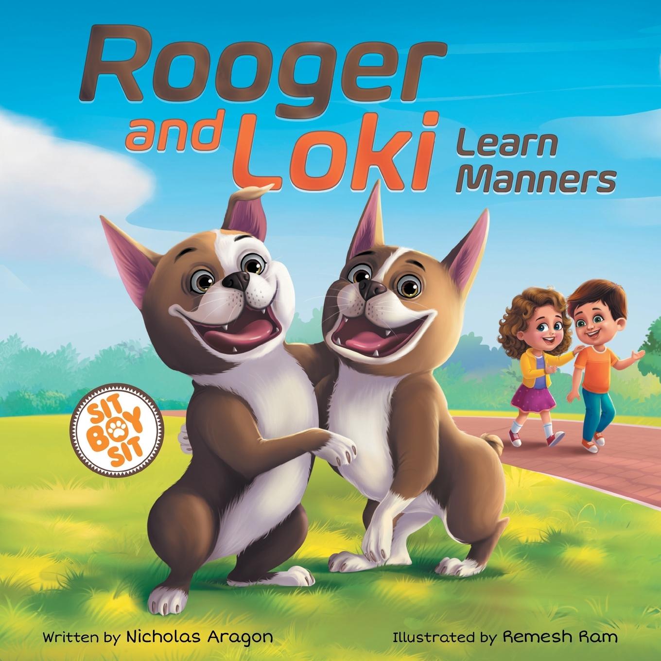 Vorderes Coverbild Rooger and Loki Learn Manners