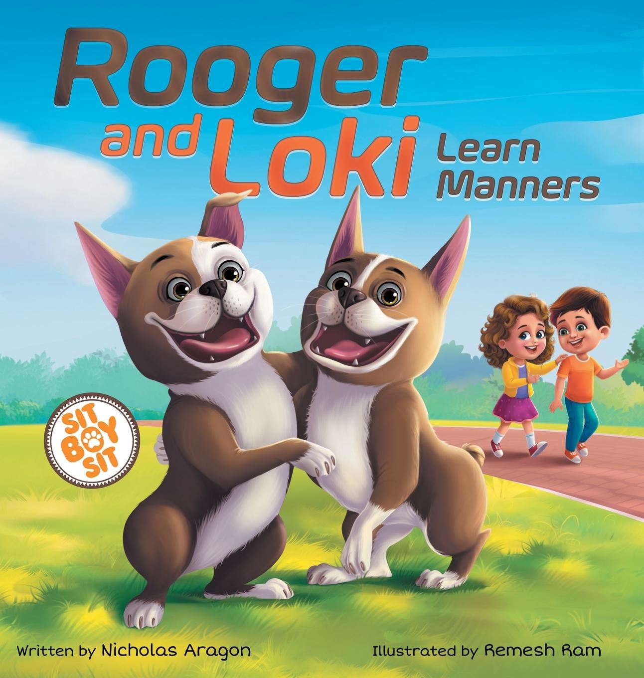 Vorderes Coverbild Rooger and Loki Learn Manners