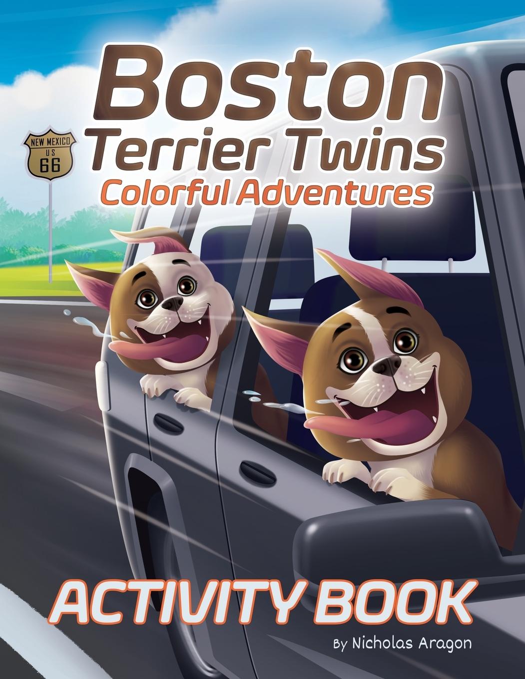 Vorderes Coverbild Boston Terrier Twins Colorful Adventures