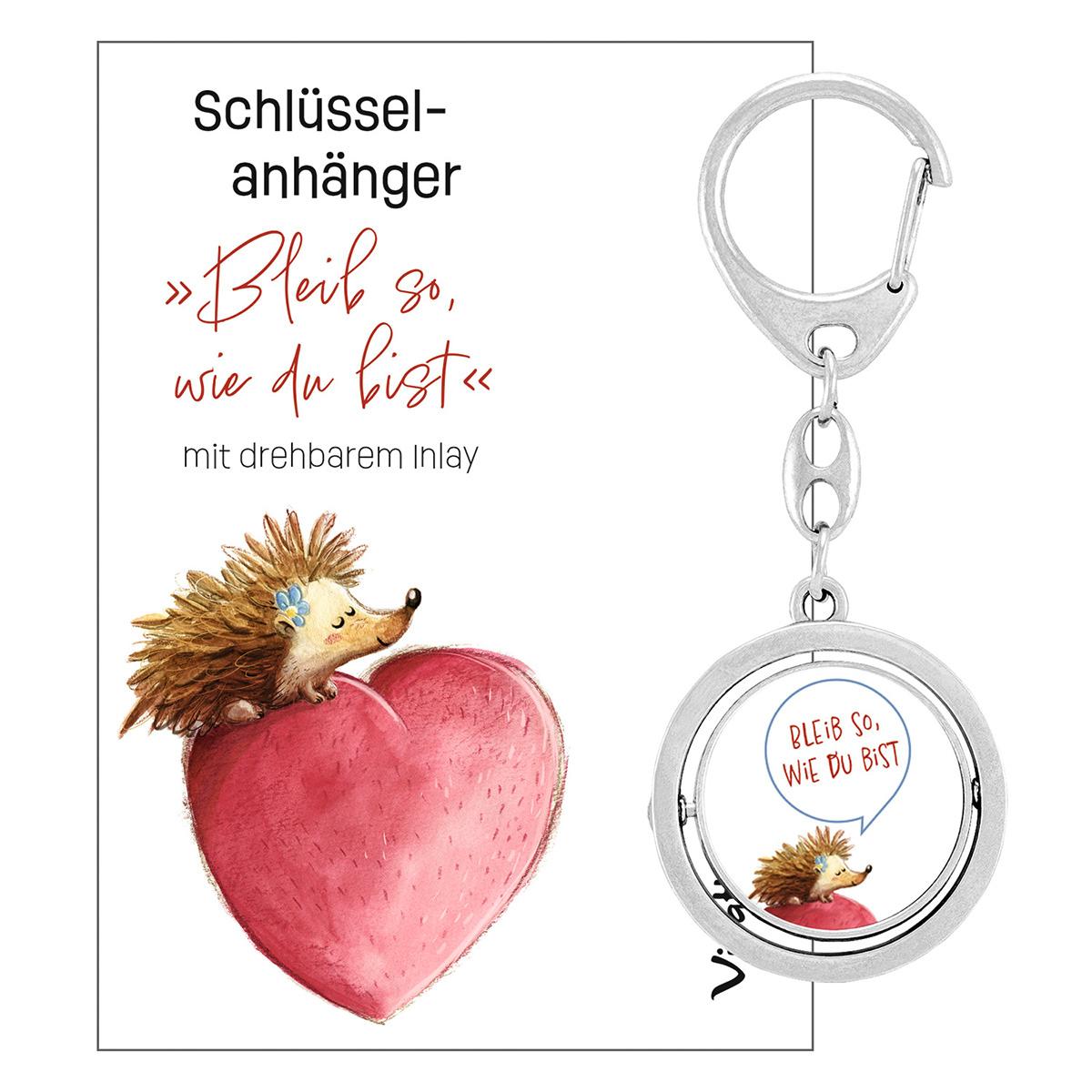 Vorderes Coverbild Schlüsselanhänger 'Bleib so, wie du bist'