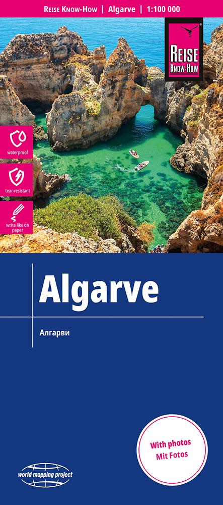 Vorderes Coverbild Reise Know-How Landkarte Algarve 1 : 100.000