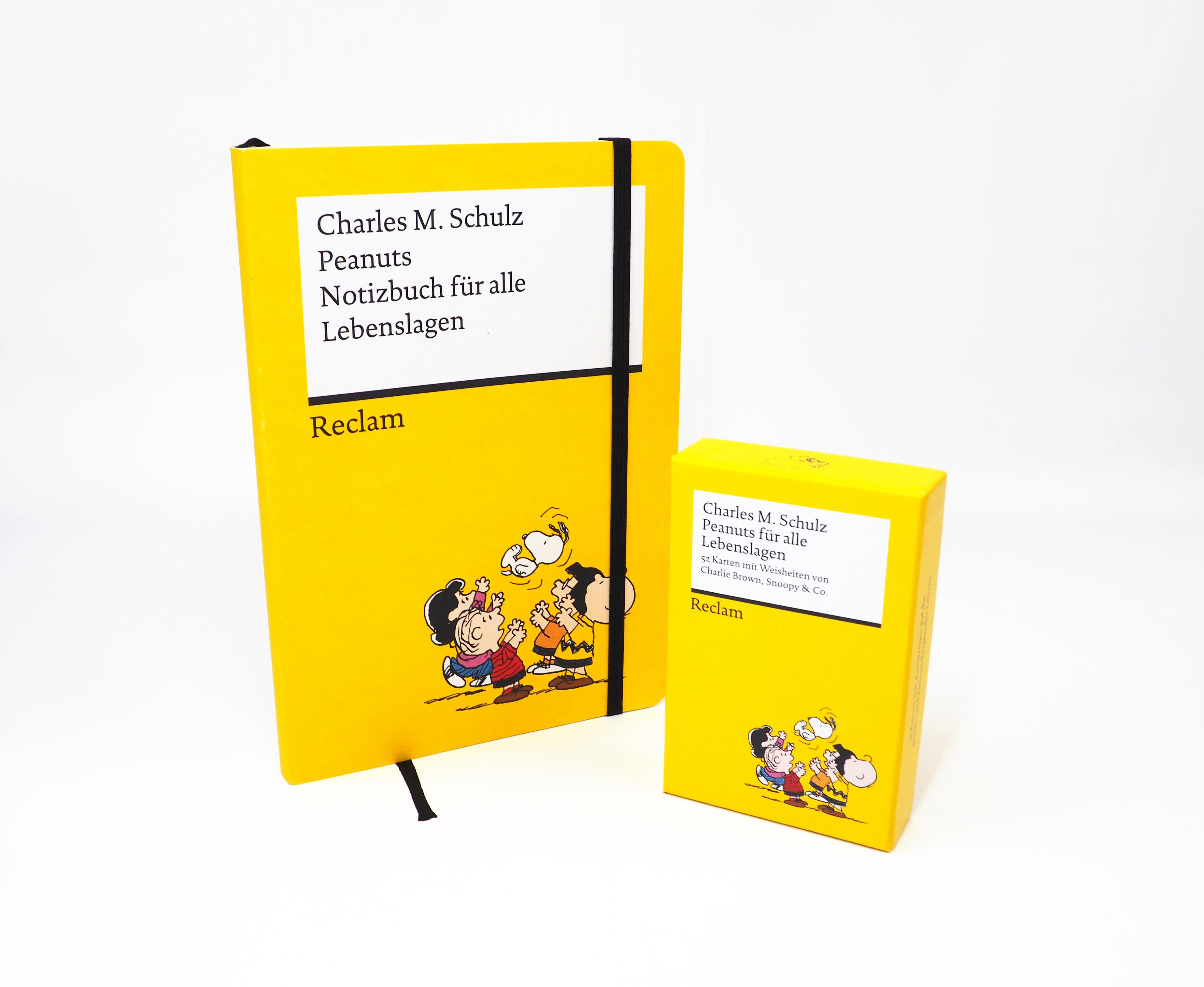 Beispielinhalt (Bild) Peanuts. Notizbuch für alle Lebenslagen