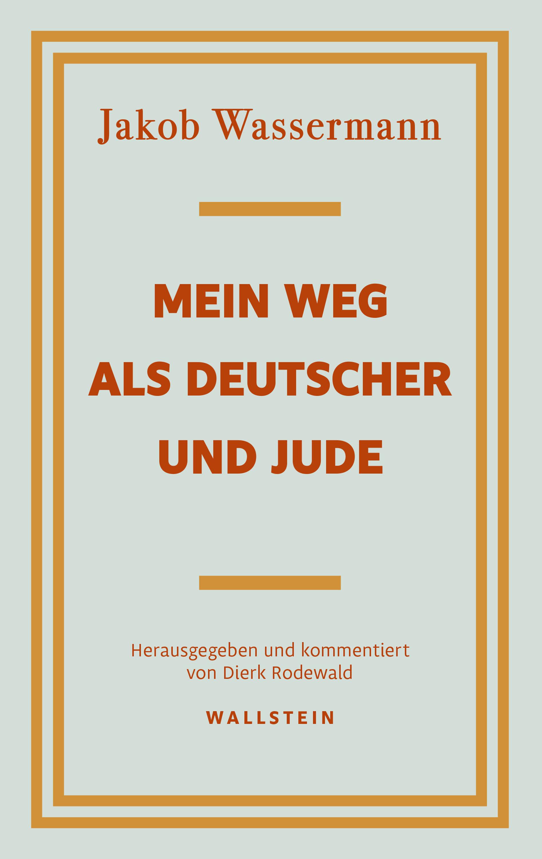 Vorderes Coverbild Mein Weg als Deutscher und Jude