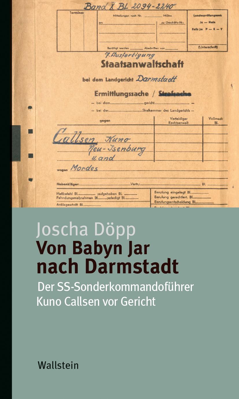 Vorderes Coverbild Von Babyn Jar nach Darmstadt
