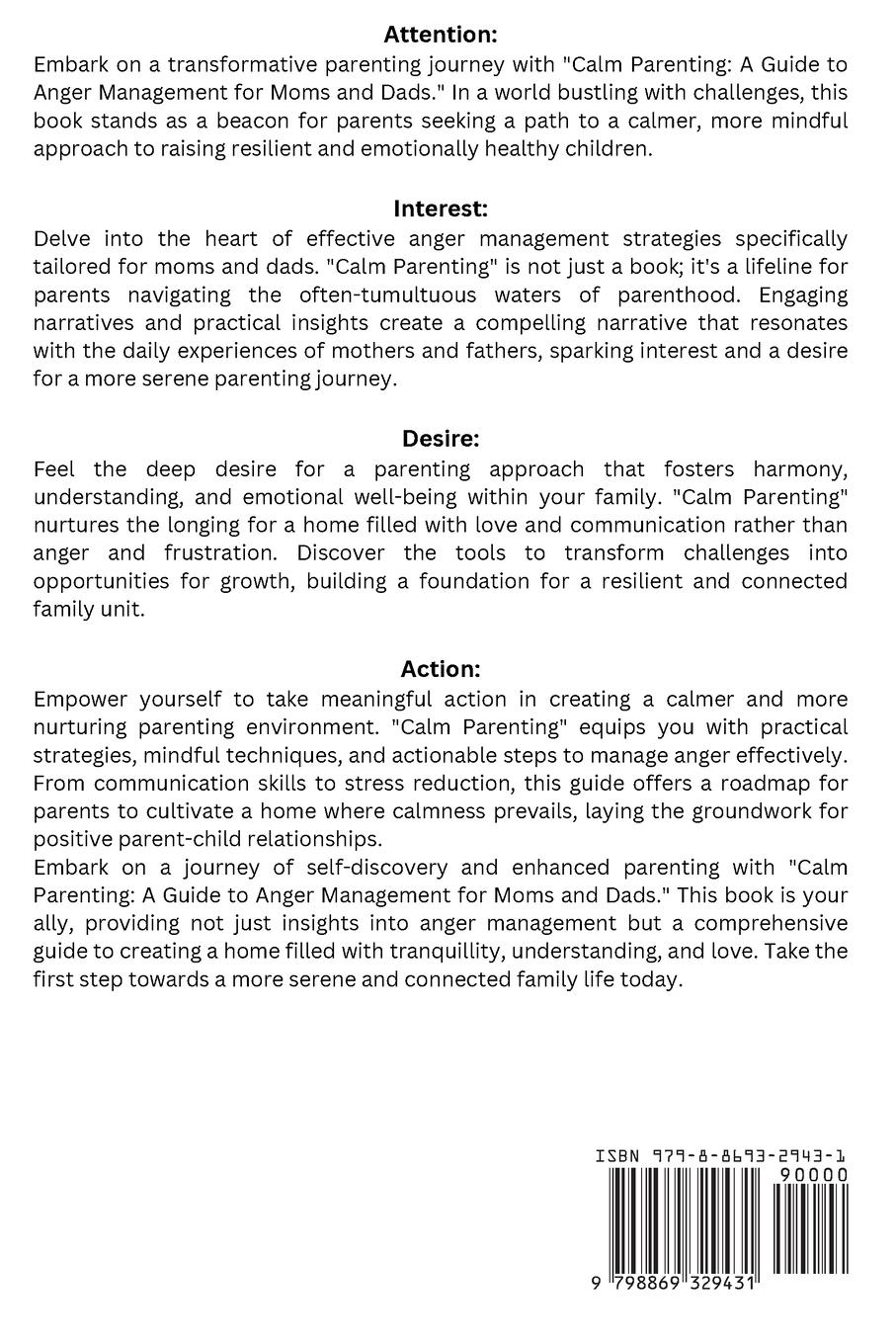 Rückseitencover Calm Parenting