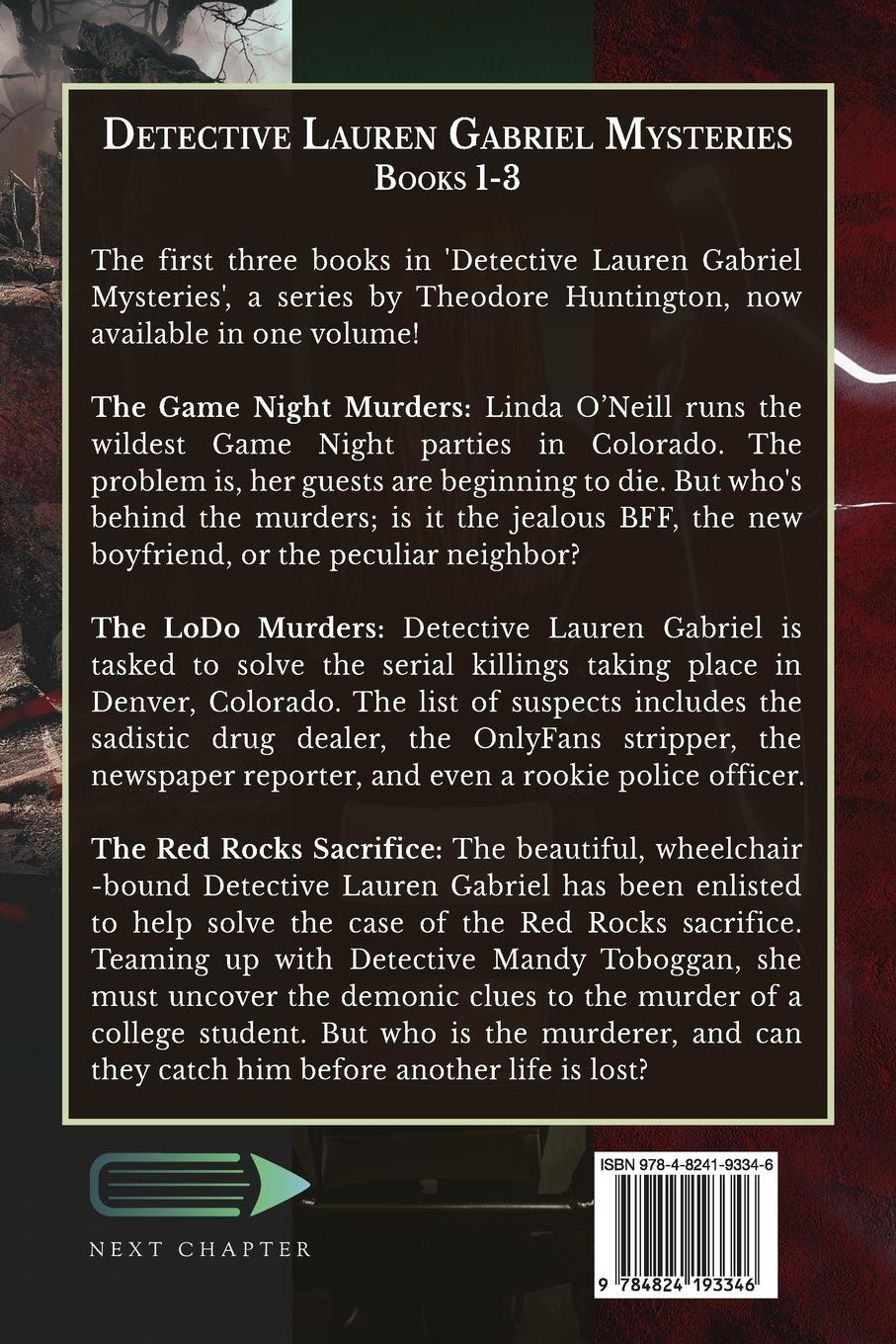 Rückseitencover Detective Lauren Gabriel Mysteries - Books 1-3