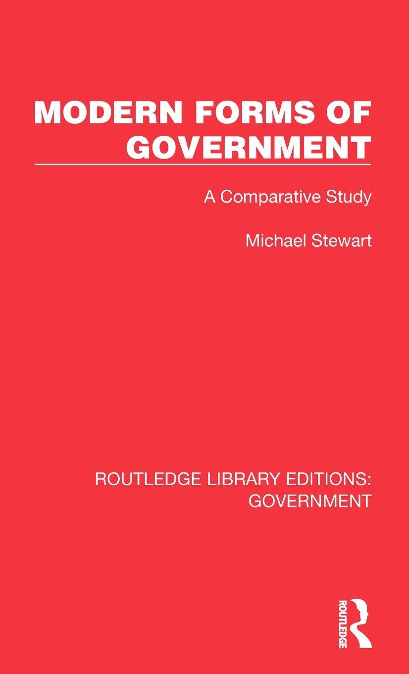 Vorderes Coverbild Modern Forms of Government